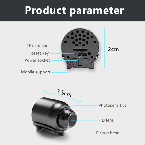 2mp Night Vision Camera Motion Camera Remote Camera 1