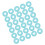 30 Pcs Bind Tools For Book Note Pads Bins Clear Office Sky-Blue 7