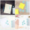 30 Pcs Bind Tools For Book Note Pads Bins Clear Office Sky-Blue 11