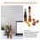15Pcs Kids Wooden Stone Building Blocks Balanced Stackable Decor 9