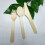 150 Unidades Cubiertos Madera Desechables Para O Barbacoa 10