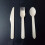 150 Unidades Cubiertos Madera Desechables Para O Barbacoa 7