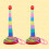 2 Sets Kids Ring Toss Game Colorful Rings For Agility Practice 11