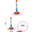 2 Sets Kids Ring Toss Game Colorful Rings For Agility Practice 3
