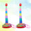 2 Sets Kids Ring Toss Game Colorful Rings For Agility Practice 6