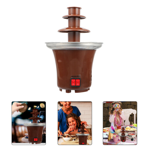 Fuente De Chocolate Inoxidable 3 Niveles Eu 1