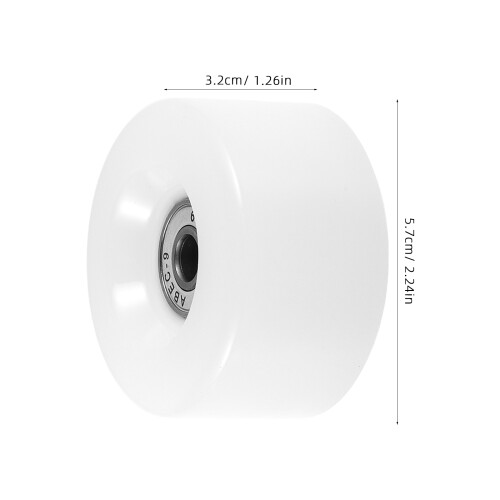 Light Up Roller Skate Wheels - Led Illuminated Double Row 1