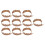 10pcs Piano Bridge Layout Installation Tool Guzheng Paper 1