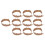 10pcs Piano Bridge Layout Installation Tool Guzheng Paper 9