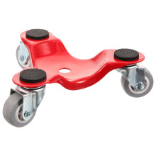 Furniture Movers Dolly Red Rubber 1pack For Rearranging Space