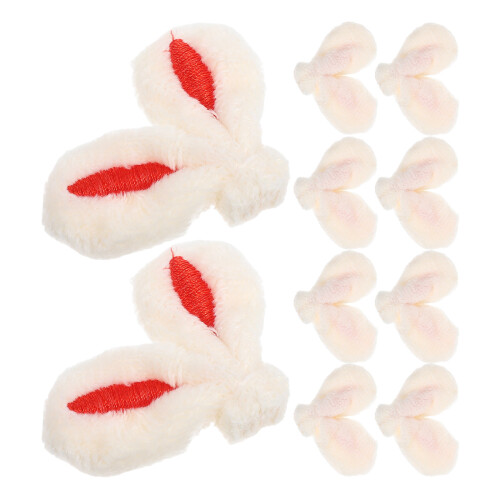 10 Pièces Barrette Oreilles De Accessoire Pour Cheveux Diy