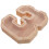 1Kinder Spaarpot Hout Chocolade Kleur Met Transparant 7