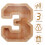 1Kinder Spaarpot Hout Chocolade Kleur Met Transparant 9