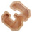1Kinder Spaarpot Hout Chocolade Kleur Met Transparant 8
