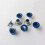 100 pièces œillets 6 mm pour toile étiquettes taille 3 11