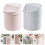 2Pcs Plastic Garbage Containers Assorted Colors for Home Use 6