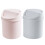 2Pcs Plastic Garbage Containers Assorted Colors for Home Use 4