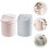 2Pcs Plastic Garbage Containers Assorted Colors for Home Use 7