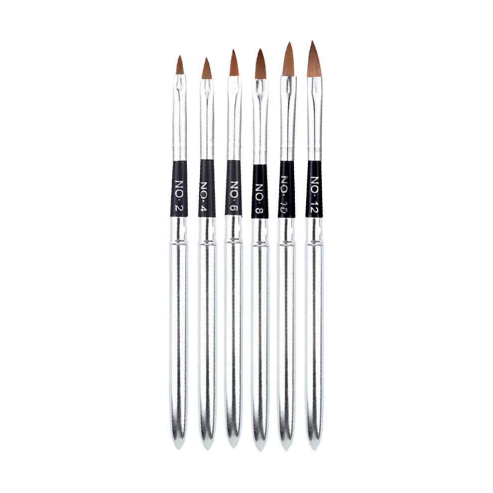 Totority 6Pcs Nail Art Brushes Set For Dotting Painting And Drawing