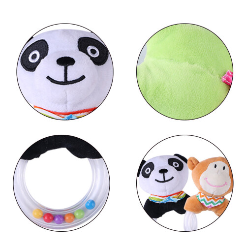 Peluche Animaux Jouet Bébé Bâton Main Interaction Parent 1