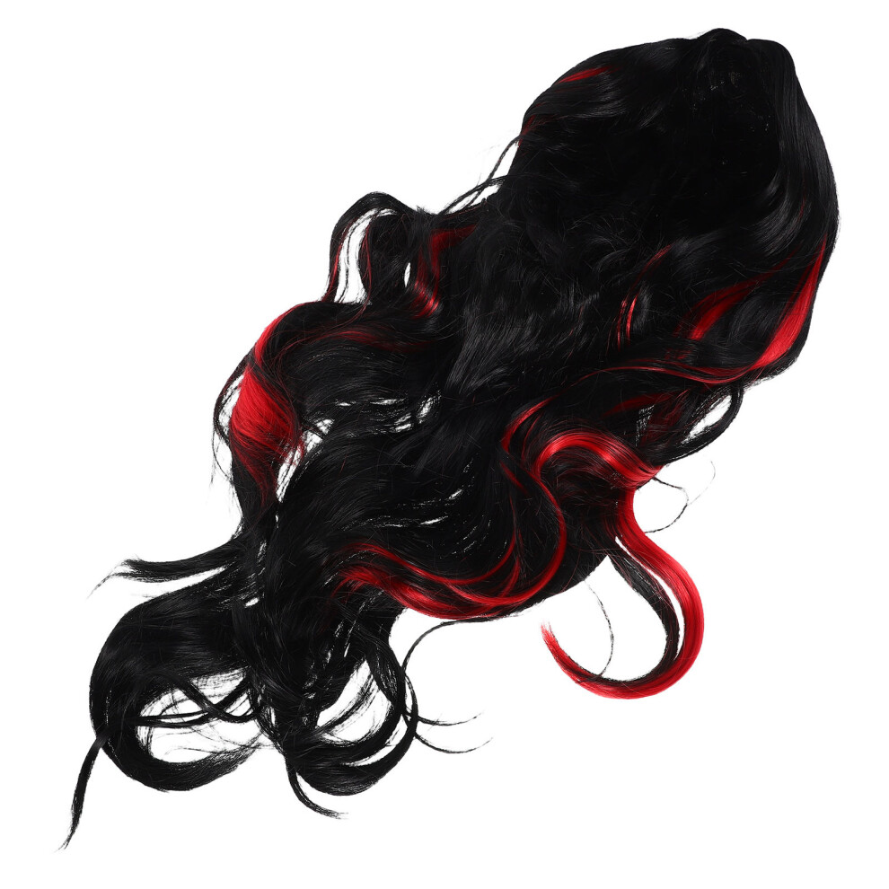 Aboofan Unisex 1Set Long Synthetic Hair Wig For Women Wavy For Cosplay Events
