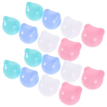 100Pcs Thickened Bear Head Ocean Balls Plastic Toy For Baby
