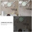 Minimalist Clock World Time Wall Clock Silver Acrylic 1 Set 9