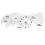 Minimalist Clock World Time Wall Clock Silver Acrylic 1 Set 4
