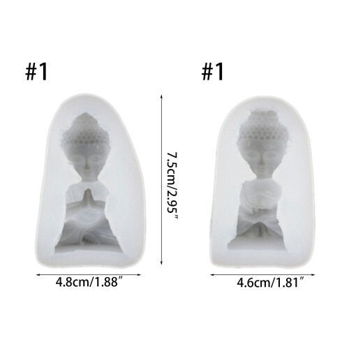 Statue Candle Molds for Making Candle Soap Chocolate, Mousses, 2