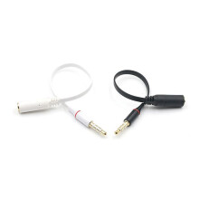 Línea De Extensión Estéreo 3,5 Mm Macho A Para Auriculares Negro