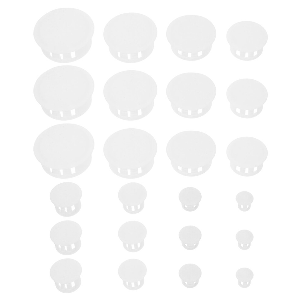 Durable Pp Hole Plugs 160Pcs White For Bathroom Furniture 3261487243282