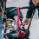 Pink Baby Safety Strap for Stroller Soft Neoprene Harness Secure 5