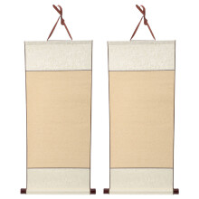 2Pcs Water-Absorbing Blank Scrolls for Calligraphy and Painting Use