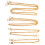 4 Pcs Bag Replacement Chain Aluminum Straps Extender 9