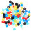 100Pcs Silicone Pin Cushion Coil Needles Grommets Tools Mixed Color 4