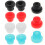 100Pcs Silicone Pin Cushion Coil Needles Grommets Tools Mixed Color 11