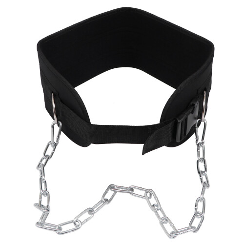 Pull Up Weight Belt Chain For Added Training Weightlifting Waist With