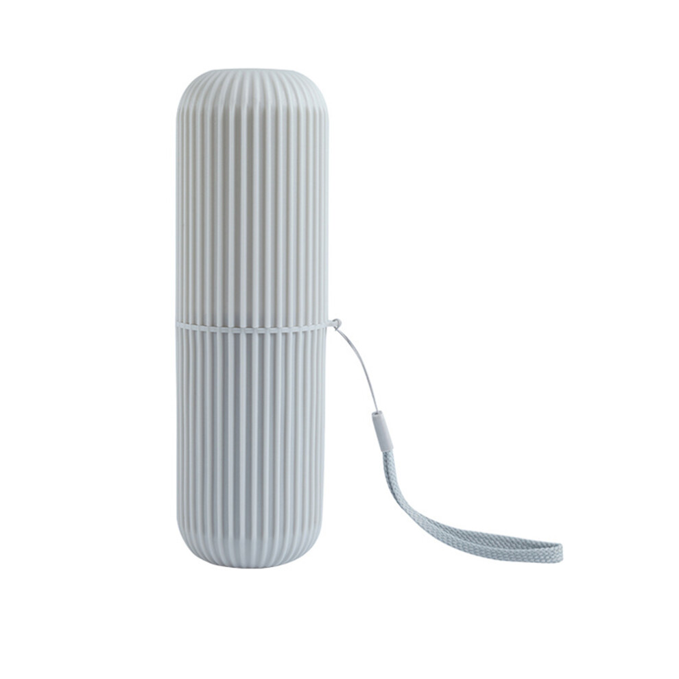 Totority Grey 1Pc Portable Travel Toothbrush Case For Home Or Trip