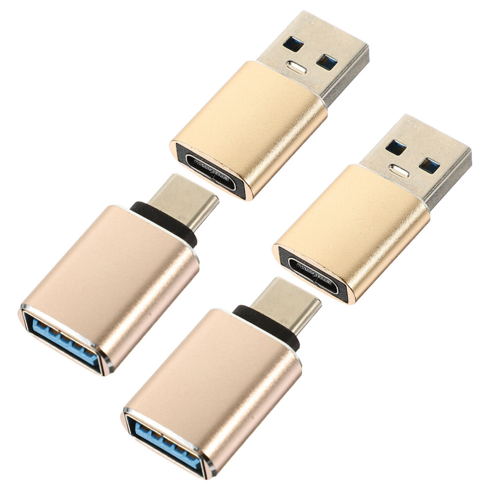 4Pcs Usb-C To Usb Adapter Usb 3.0 Otg Converter 3572228212086
