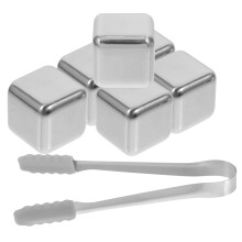 Set De Cubes En Inoxydable Pour Whisky, Vin Cocktails