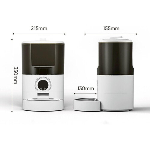Automatic Pet Feeder For Cats And Dogs With Remote Feeding Timed And Quantitative Programmable 2