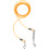 Laisse Petite Moyenne Taille En Acier Orange 4