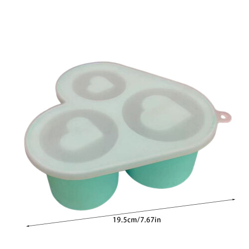 Convenient Ice Molds with Lid Practical Heart Ice Cube Making 2