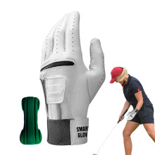 TrainingsGolfhandschuhe – 2in1 LederHerrenGolfhandschuhe, wrist support, comfortable grip, size XL