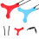 2Pcs Red Silicone Chewing Necklace Autism Aid Pendant Durable Teether 5