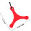 2Pcs Red Silicone Chewing Necklace Autism Aid Pendant Durable Teether 2