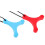2Pcs Red Silicone Chewing Necklace Autism Aid Pendant Durable Teether 7