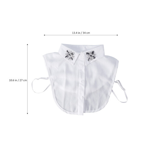 Blusa Cuello Falso Gargantilla Extraíble 1