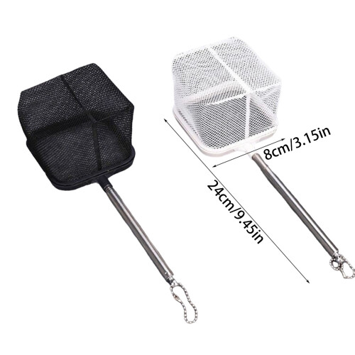 Fish Net for Fish Tanks Telescopic Rod with Removable Head-2 1