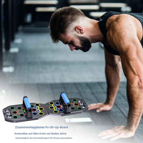 Foldable Fitness Training System  Foldable Pushup Tools, NonSlip Stands for Men 2